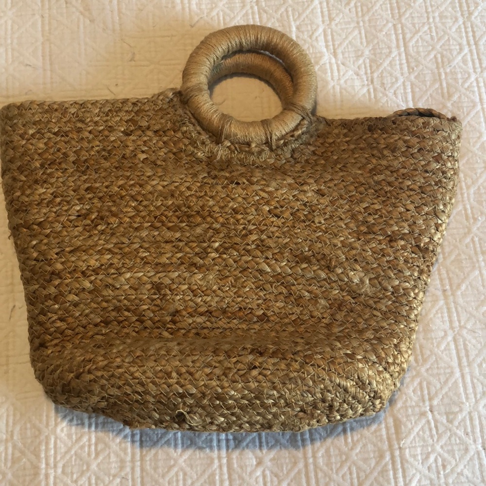 Zara straw handbag